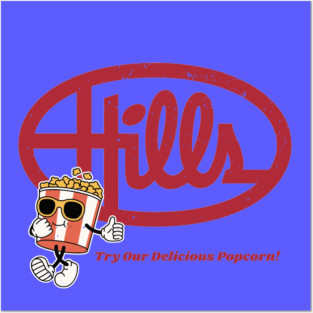 Hills Department Store Popcorn Design Posters and Art