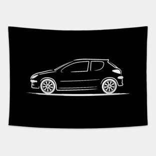 Peugeot 206 White Tapestry