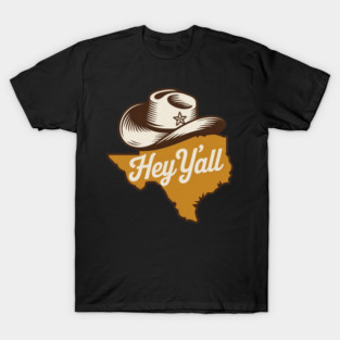 Retro Hey Y'all Texas T-Shirt
