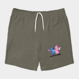 Stich And Angel Shorts