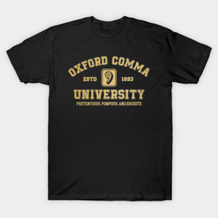 Oxford Comma University T-Shirt