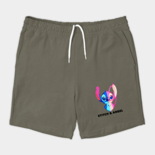 Stich And Angel Shorts