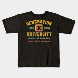 Generation X University Kids T-Shirt