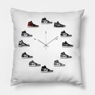 Jordan Sneaker Clock Pillow