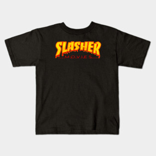 Slasher Movies Logo Kids T-Shirt