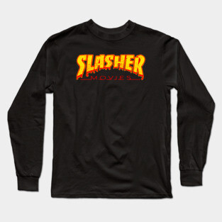 Slasher Movies Logo Long Sleeve T-Shirt