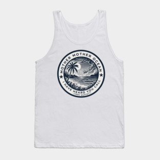 Vintage Mother Ocean Jimmy Buffett Lyrics Tank Top