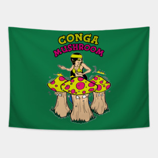 CONGA MUSHROOM Tapestry