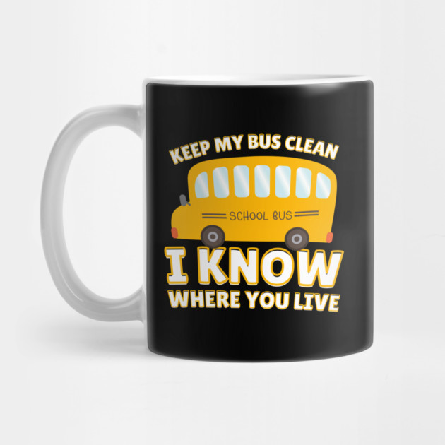 Funny School Bus Driver by The WYLD Tribe