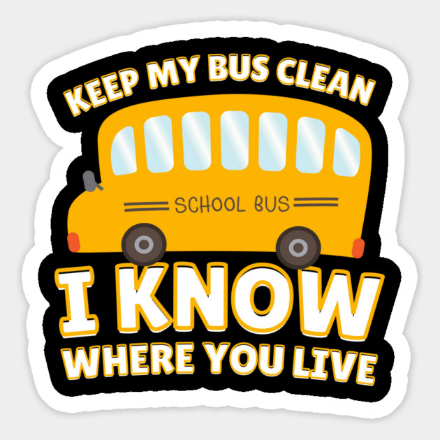 Funny School Bus Driver Magnet by The WYLD Tribe
