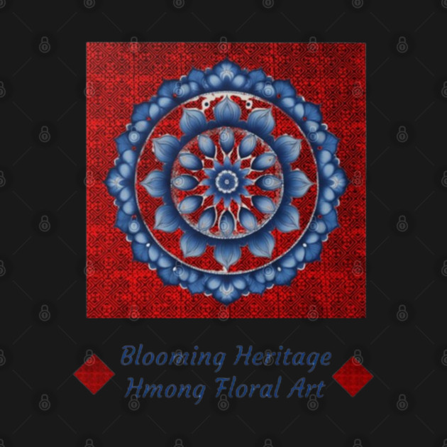 Blooming Heritage: Hmong Floral Art by Pimcolle
