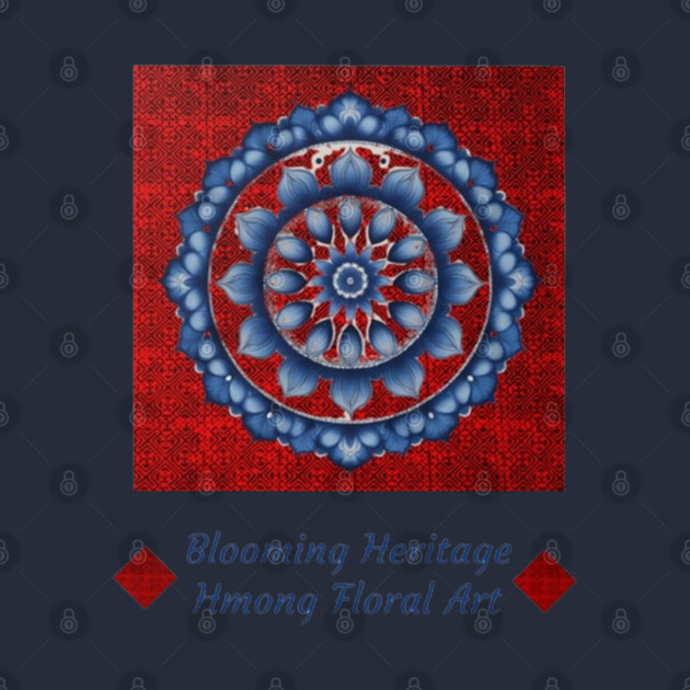 Blooming Heritage: Hmong Floral Art by Pimcolle