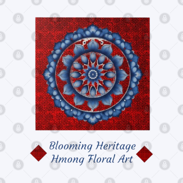 Blooming Heritage: Hmong Floral Art by Pimcolle