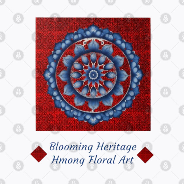 Blooming Heritage: Hmong Floral Art by Pimcolle