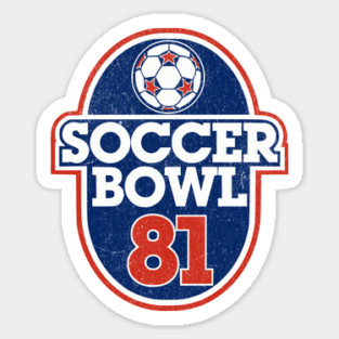 Retro Soccer Bowl 1981 Defunct Soccer League of North America Sticker