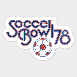 Retro Soccer Bowl 1978 Defunct Soccer League of North America Magnet