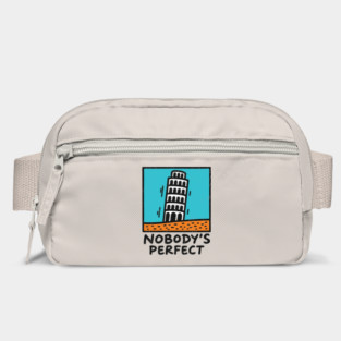 Nobody's Perfect Leaning Tower of Pisa Parody Bag
