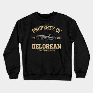 Property of delorean Crewneck Sweatshirt