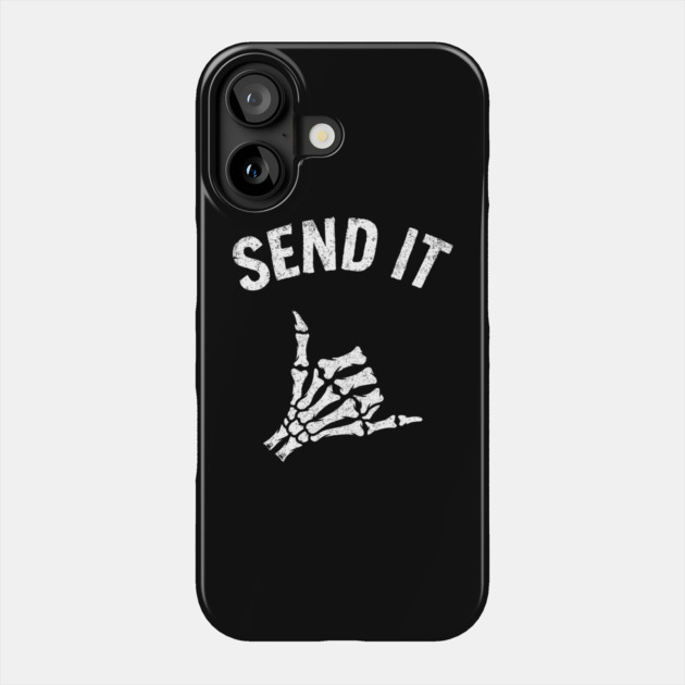 Send It Shaka Sign Bold Gesture Rebel Life Phone Case by Anticorporati