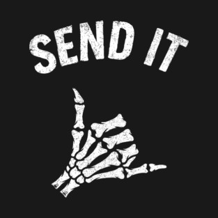 Send It Shaka Sign Bold Gesture Rebel Life T-Shirt