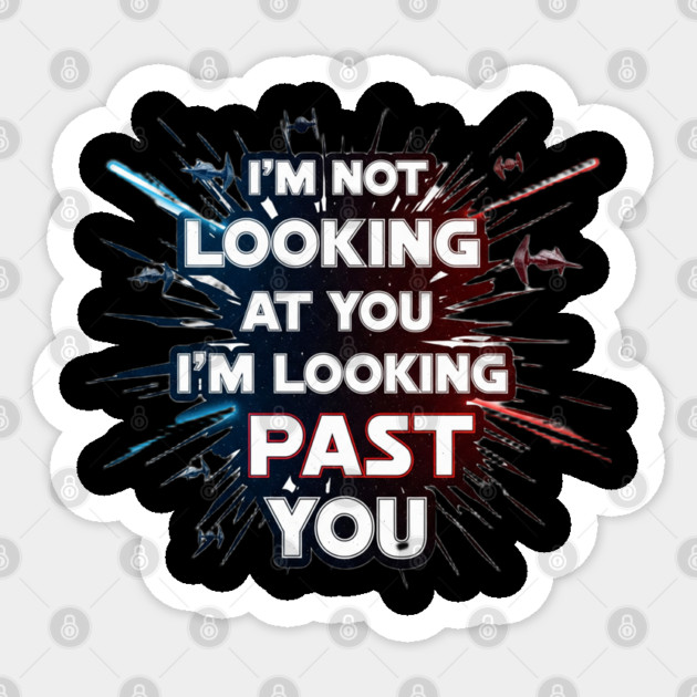 Looking Past You - Personal Journey Edition Sticker by Lamar 's Store