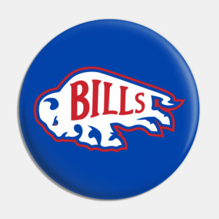 Buffalo Retro Football Logo Pin