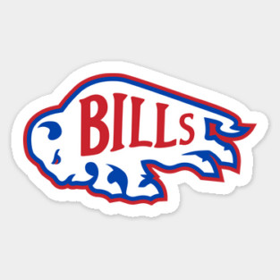 Buffalo Retro Football Logo Sticker