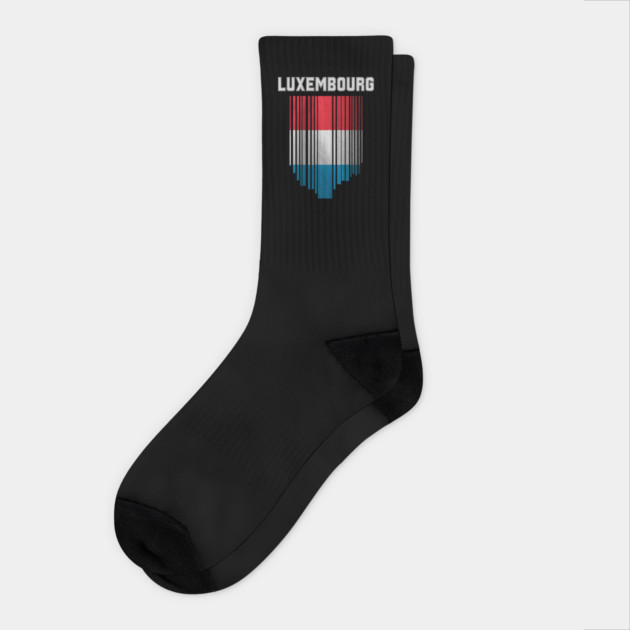 Luxembourg flag Lëtzebuerg Socks by eka123
