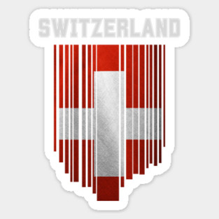 Switzerland flag, swiss flag Sticker