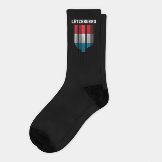 Luxembourg flag Lëtzebuerg Socks by eka123