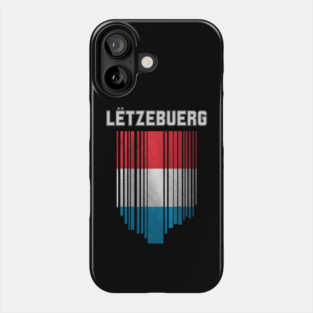 Luxembourg flag Lëtzebuerg Phone Case