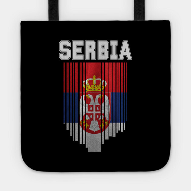 Serbia flag, Serbian flag Tote by eka123