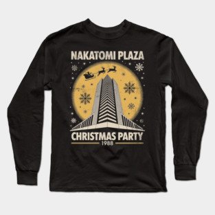 Nakatomi Plaza Christmas Party 1988 Vintage Long Sleeve T-Shirt