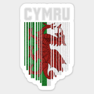 Wales flag, welsh flag Sticker