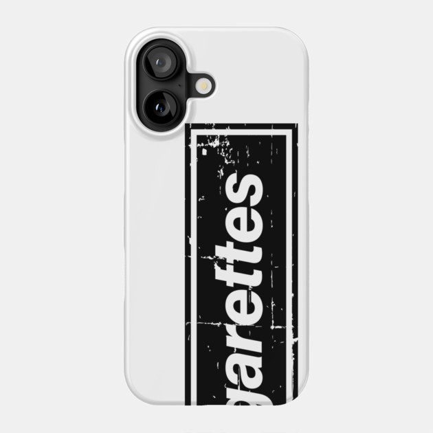 The Cigarette Loving Manchester Indie Music Mancunian Black Phone Case by Butter Creative