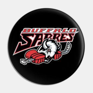 Buffalo HKY X LAX Pin