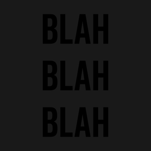 Blah Blah Blah by Frank Ring