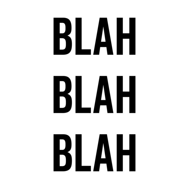 Blah Blah Blah by Frank Ring