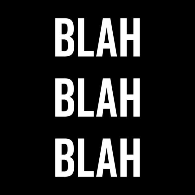 Blah Blah Blah by Frank Ring