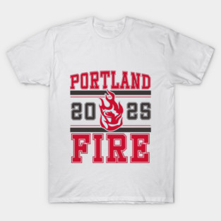 Portland Fire WNBA Vintage Style Logo T-Shirt