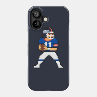 Phil Simms 8-Bit Quarterback Retro Pixel Tribute Phone Case