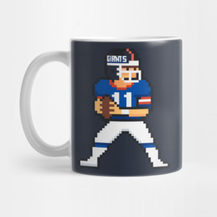 Phil Simms 8-Bit Quarterback Retro Pixel Tribute Mug