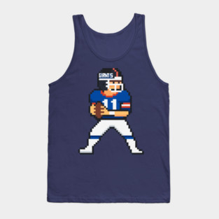 Phil Simms 8-Bit Quarterback Retro Pixel Tribute Tank Top