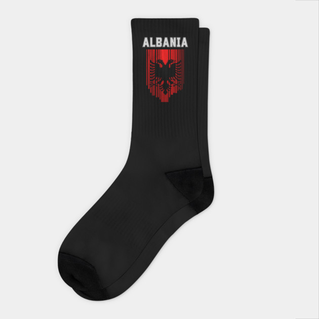 Albania flag, albanian flag Socks by eka123