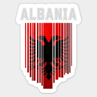 Albania flag, albanian flag Magnet
