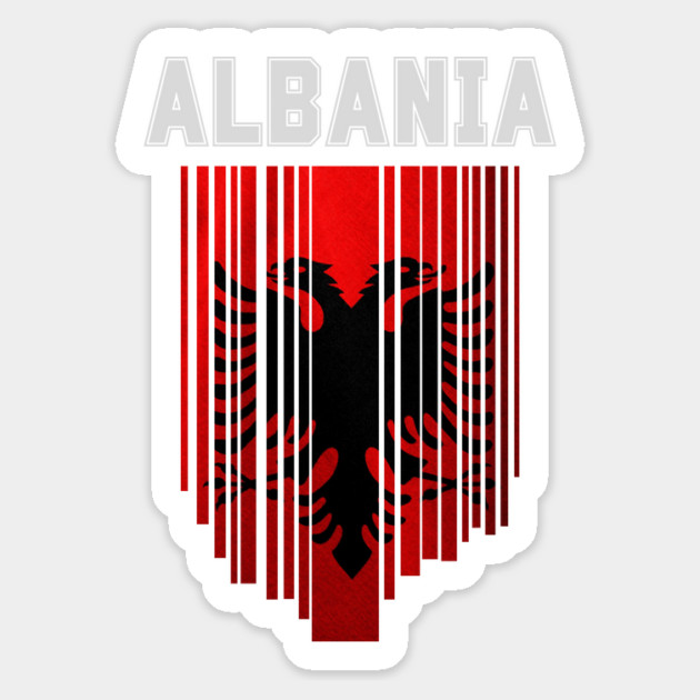 Albania flag, albanian flag Magnet by eka123
