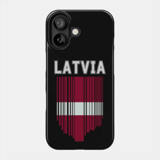 Latvia flag, latvian flag Phone Case