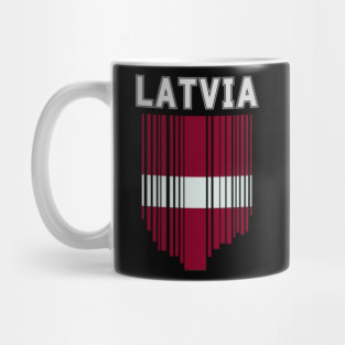 Latvia flag, latvian flag Mug