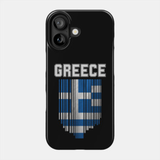 Greece flag, greek flag Phone Case