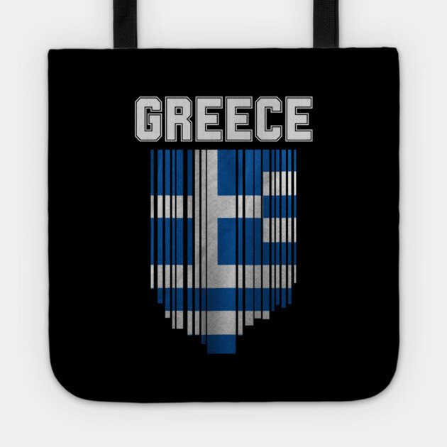Greece flag, greek flag Tote by eka123